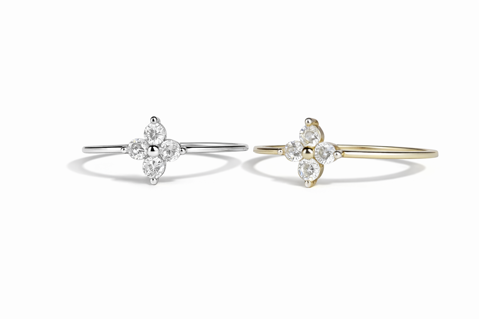 The Clover Edit | 2x Mini Clover Rings